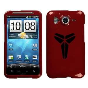  HTC INSPIRE 4G BLACK MAMBA KOBE LOGO ON A RED HARD CASE 