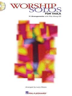 Worship Solos Viola Sheet Music Christian Song Book CD  