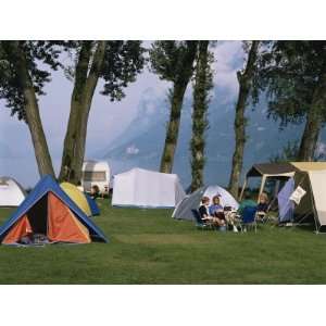  Camping at Wallensee, Churfirsten Range Near Wallenstadt 
