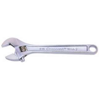 Crescent Tools AC18V 8 Chrome Finish Adjustable Wrench, Carded  