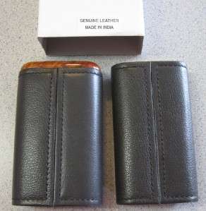 NEW Xikar Envoy 3 Cigar Case Amboina Top Armada Leather  