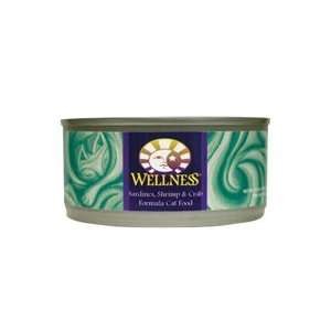  Wellness Sardines Shrimp & Crab Canned Cat Food 24 5.5 oz 