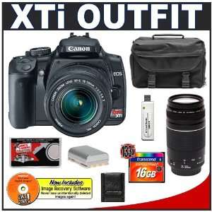 Canon Digital Rebel XTi 10.1MP Digital SLR Camera (Black) + Canon EF S 
