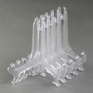 Pcs Clear Acrylic Plate Display Easel Stand Holders  