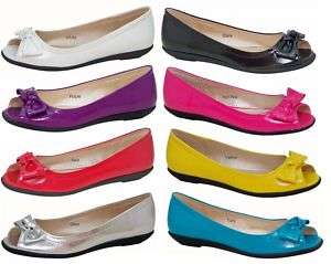 Bow Comfort Open Toe Casual Flat Women Dress Walk Shoes  