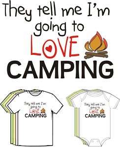 Baby Will Love CAMPING Cute Funny Baby Clothes BOY GIRL  