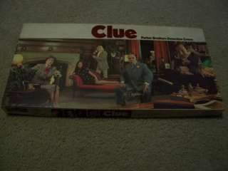 Clue Vintage 1972 Board Game Good Condition Complete  