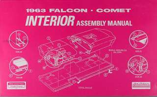1963 Comet Falcon Interior Assembly Manual Ford Falcon Ranchero Sprint 