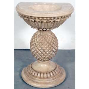  Pineapple Single Sink Vanity 25 Dia. Carved Pedestal Bath 