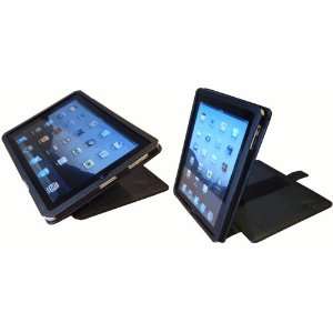 Genuine Leather iPad Case Vertical and Horizontal Stand 