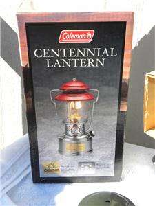 New Coleman 100 Year Centennial Lantern dated 03/01 in box Model 200B 