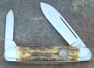   NATIONAL KNIFE COLLECTORS ASSOCIATION 1981 STAG 1/1200 CIGAR KNIFE