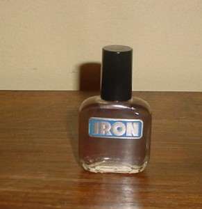 This is for bottle of Iron Cologne by Coty. This mens cologne splash 