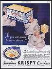 1935 Sunshine Krispy Crackers Cute Bake