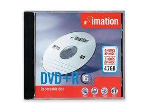      imation 4.7GB 16X DVD+R Single Jewel Case Media Model 17342