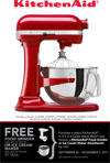   (valued at $49.99) or Ice Cream Maker (valued at $79.99) by mail