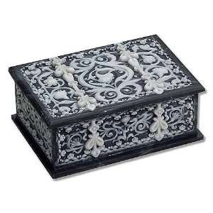  Incolay Lotus Blossom Jewelry Box