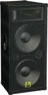 DJ Tech SX215V2 Twin 15 DJ/PA Speaker w/ Ellipse Horn And Crossover 