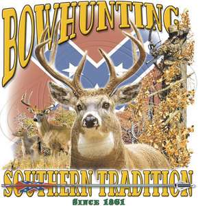 Dixie Outfitters Tshirt Bow Hunting Southern Tradition Deer Hunter 