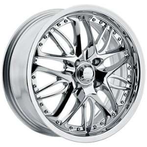 Menzari Inferno 20x8.5 Chrome Wheel / Rim 5x4.5 with a 35mm Offset and 