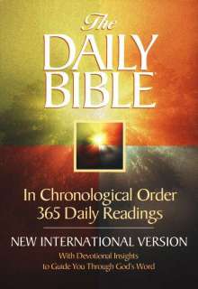 NIV Daily Bible In Chronological Order Hardcover 9780736901246  
