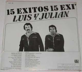 LUIS Y JULIAN   15 EXITOS   SEALED LP norteño  