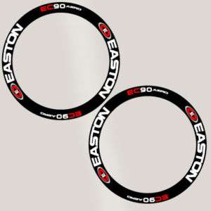 Easton EC90 Deep Rim Carbon Wheel Decal Sticker kit  