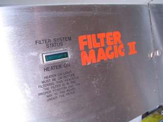 Frymaster Filter Magic II (2) Deep Fat Fryer FM35SD Gas, Restaurant 