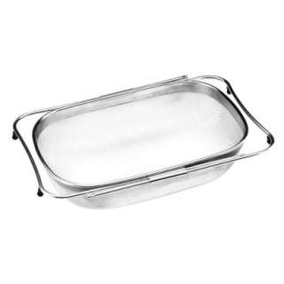 Over the Sink Stainless Steel Colander 14X4.Opens in a new window