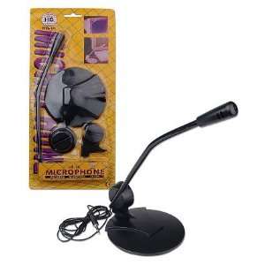   Directional 3.5mm Desktop PC Microphone w/ Stand Musical Instruments