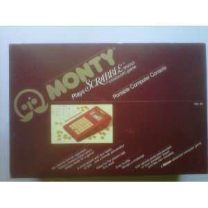  Monty Scrabble Brand Crossword Game Portable Computer 