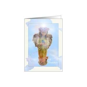 Sympathy, Condolences, Angel in the Clouds Card