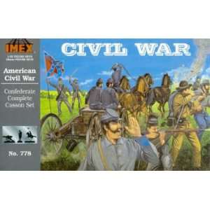  Confederate Complete Casson Civil War Set by Imex Toys 