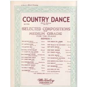 Country Dance Op 175   Piano Sheet Music