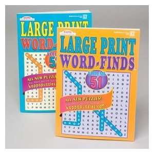  Crossword And Word Game Books Large Print Word Find Books 