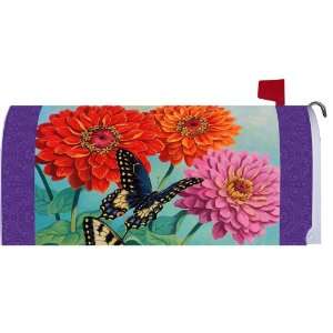  Mailbox Cover Butterflies Welcome By Custom Decor 18x21 