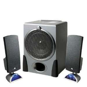 Cyber Acoustics Platinum CA3550RB Flat Panel Design Speaker 