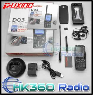 PX D03 Dual Band PUXING Cell Phone Radio w/ Player  