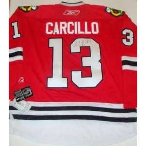  Signed Daniel Carcillo Jersey   Chicago Blackhawks Sweater 