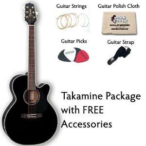  EG541DLX Package Deal Acoustic Electric NEX Cutaway Guitar in Black 