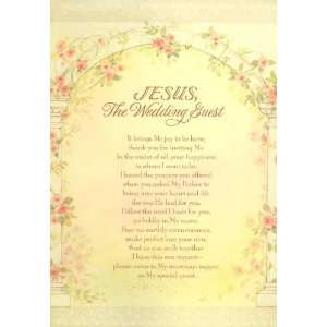 Jesus, the Wedding Guest   Wedding Card   Christian Wedding Card 