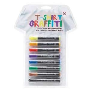    T Shirt Graffiti   Clothing Decorating Pen Set 