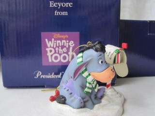   EDITION EEYORE WINNIE THE POOH CHRISTMAS ORNAMENT MINT IN BOX  