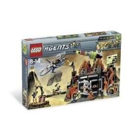 Lego Agents 8637 Mission 8 Volcano Base New MISB  