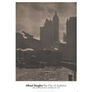 Alfred Stieglitz The City of Ambition Poster
