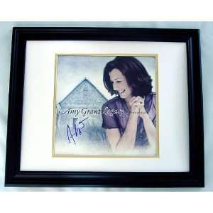 AMY GRANT Autographed LEGACY Framed Signed LP Flat