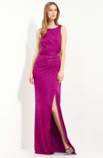 Roberto Cavalli Ruched Jersey Gown  