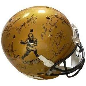 Heisman Trophy Winners signed Replica Helmet 14 Autographs 