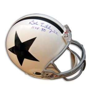 Bob Lilly Signed Cowboys Full Size Authentic Helmet   HOF 80