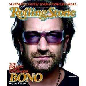  Rolling Stone Cover of Bono by unknown. Size 10.00 X 12.00 